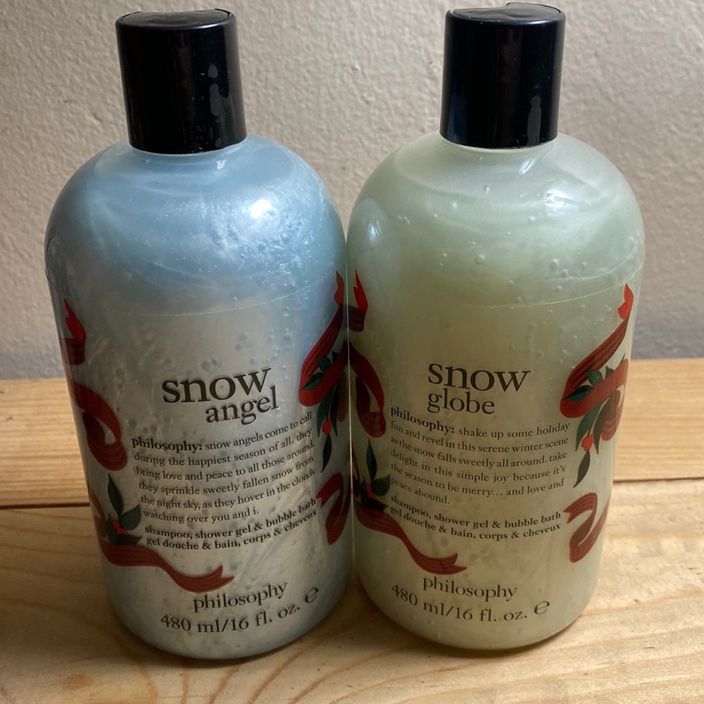Philosophy Snow Angel + snow globe (discontinued)Shampoo Shower Gel Bubble Bath